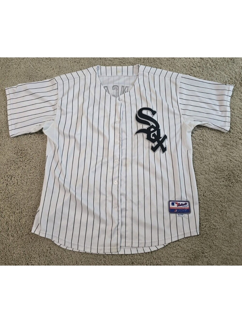 Majestic Authentic Yoan Moncada #10 Chicago White Sox Cool Base Jersey 52 Sewn